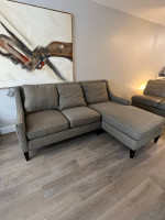Sofa Sectional With Chaise by Wesley Hall, free local delivery
