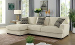 In Stock! Large Grey Plush Sofa - Concord Collection