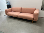 Mutto Rest Sofa, 3 Seater (Rose)
