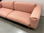 Mutto Rest Sofa, 3 Seater (Rose)