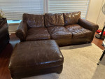 96" Original Lancaster sofa, chair, and ottomans