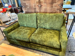 Taylor King Green Fabric Sofa