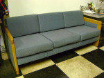 Oak trim couch / sofa oak trim