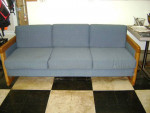 Oak trim couch / sofa oak trim