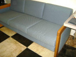 Oak trim couch / sofa oak trim