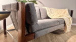 Milo Baughman Founders Rosewood Sling Sofa *Delivery*