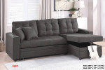Sofa Chaise w/Bed and Storage