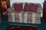 sofa and loveseat - lovely color and pattern design
