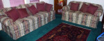 sofa and loveseat - lovely color and pattern design
