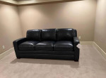 Kalana leather sleeper sofa