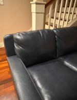 Kalana leather sleeper sofa