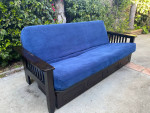 Deluxe Queen Futon Sofa Bed with Storage Drawers