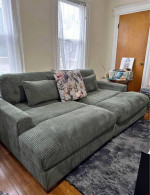 "Big Comfy Couch" Corduroy Sleeper Sofa