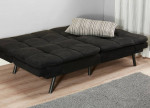 Memory Foam Sofa Futon Black*