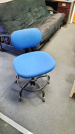 Sofa bed, Office desk 4 chairs 1 rolling chair/futon