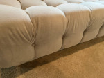 Modshop Tufted Grey Velvet Sofa Sectional