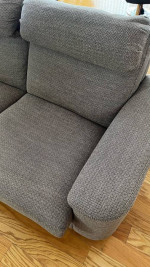 IKEA LIDHULT Loveseat Sofa Lejde Beige Brown