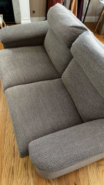 IKEA LIDHULT Loveseat Sofa Lejde Beige Brown