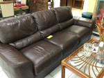 SALE - Palliser Brown Leather Sofa-$3000 new!!