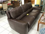 SALE - Palliser Brown Leather Sofa-$3000 new!!