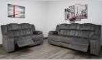 New Grey Reclining Sofa