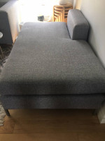 Armless Modern Small sofa