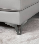 Leather Sofa with Chaise