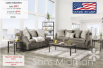 NEW IN BOX! Solaris Deep Seated Sofa & Loveseat Set! $697