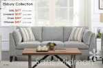 NEW IN BOX! Solaris Deep Seated Sofa & Loveseat Set! $697