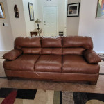 Leather sofa