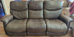 La-Z-Boy Leather Reclining Sofa
