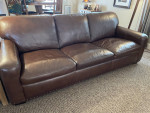 Top Grain Leather Sofa from Haven Home