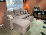 couch with chase lounge & sofa sleeper