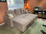 couch with chase lounge & sofa sleeper