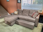 couch with chase lounge & sofa sleeper