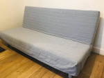 Queen Ikea Beddinge Lovas Sleeper Sofa Modern Futon Upgrade Grey Cover