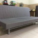 Queen Ikea Beddinge Lovas Sleeper Sofa Modern Futon Upgrade Grey Cover