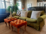 Sofa With New, Custom-Made Slipcover