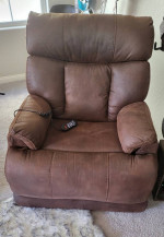 Loveseat And Sofa (4 Recliners) (Cappucino faux sude)