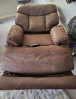 Loveseat And Sofa (4 Recliners) (Cappucino faux sude)