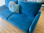 Blue lightweight sofa