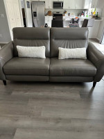 Dania Leather Reclining Sofa