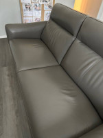 Dania Leather Reclining Sofa