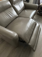 Dania Leather Reclining Sofa