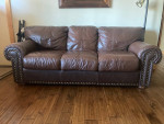 Leather couch / sofa