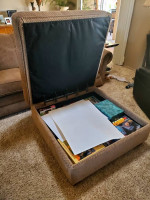 7 ft Sofa & Automen w/ storage