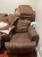 Sofa loveseat, and chair