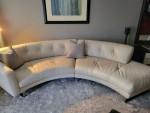 Absolutely Like New Leather Sectional Sofa from Copenhagen Imports