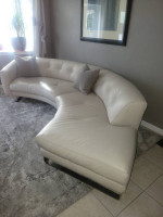 Absolutely Like New Leather Sectional Sofa from Copenhagen Imports