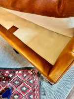 Leather Courting Bench / Leather sofa